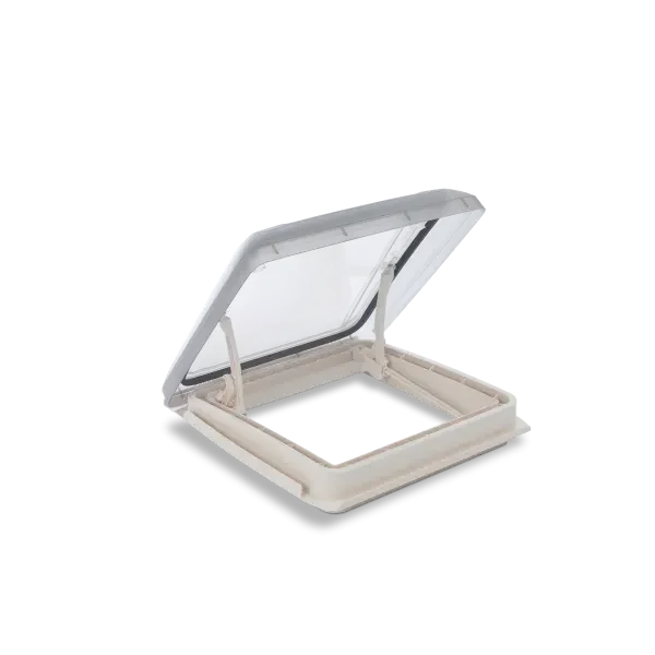 MPK Dakluik VisionStar M Pro LED 40×40 cm – Signaalwit – Zonder Ventilatie (Hor + Verduistering plissé) - Afbeelding 4