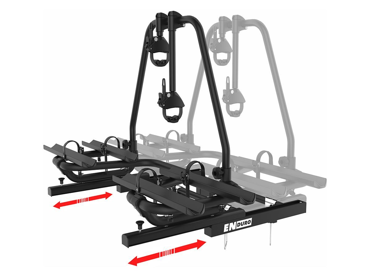 Enduro BC260 Fietsendrager Zwart – Disselmodel voor caravan Professionele montage mogelijk