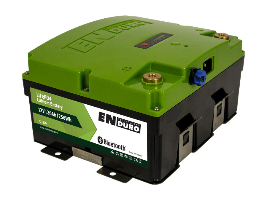 Enduro Lithium LI1220BT – 12V 20Ah LiFePO4 Accu met Bluetooth