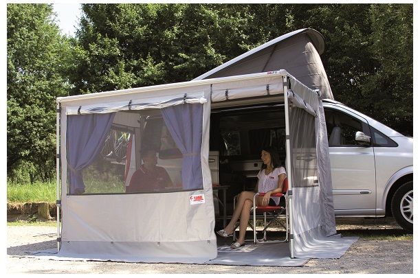 Fiamma F35 Pro 300 cassetteluifel Titanium – Royal Blue | montage mogelijk (excl. adapters) - Afbeelding 3