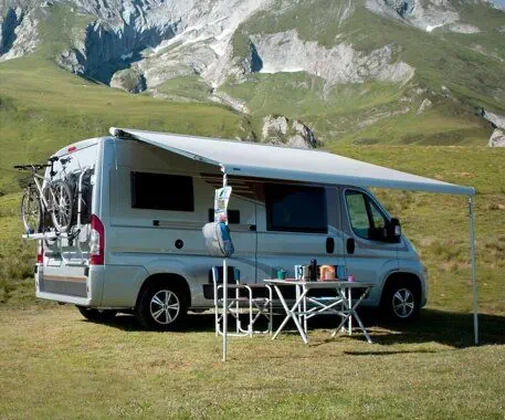 Thule Omnistor 6300 Ducato/Jumper/Boxer L2/H2 325 – Wit / Mystic Grey (montage mogelijk)