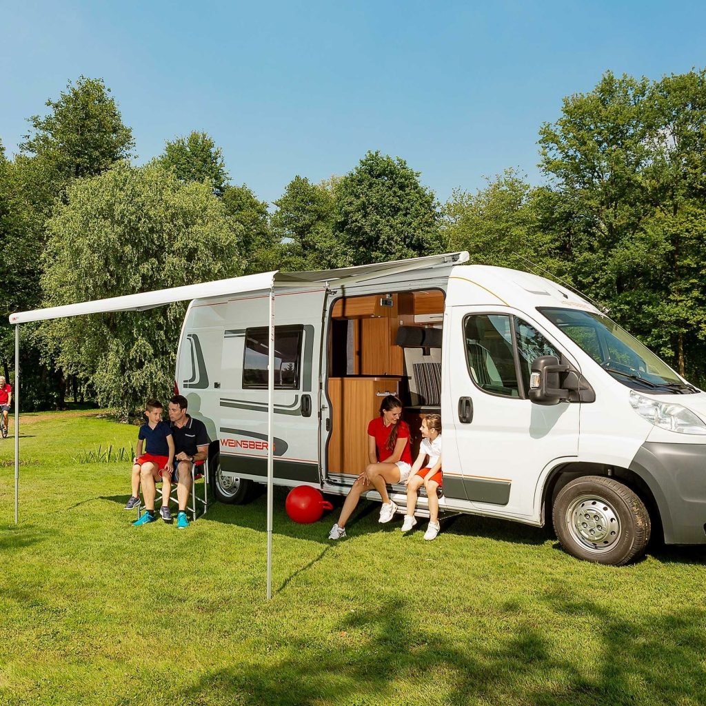 Cassette luifel voor buscamper