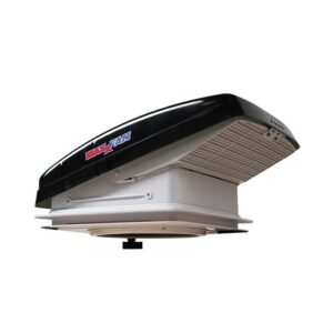 MaxxAir MaxxFan Deluxe Compact zwart dakventilator voor 28 x 28 cm dakopening