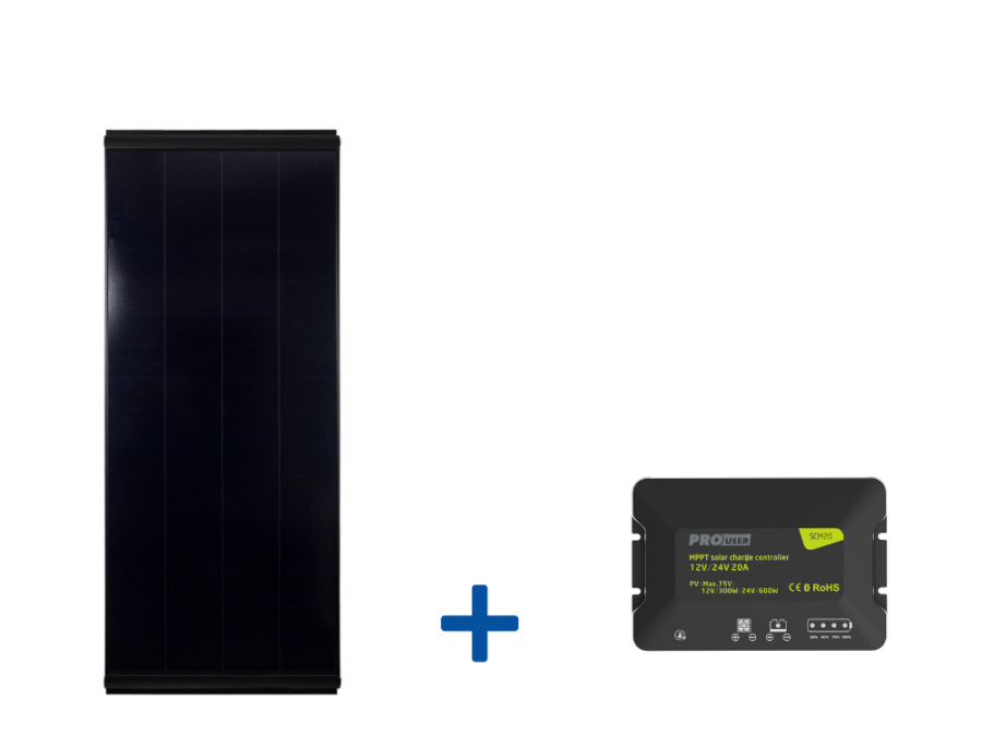 Pro-User SP180 zonnepaneelpakket met 20A MPPT inclusief montage - Afbeelding 2