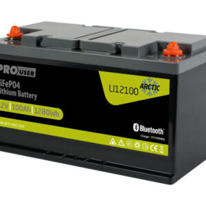 Pro-User LI12100 Arctic lithium accu 100Ah voor caravan en camper