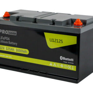 Pro-User LI12125 lithium accu 125Ah voor caravan en camper